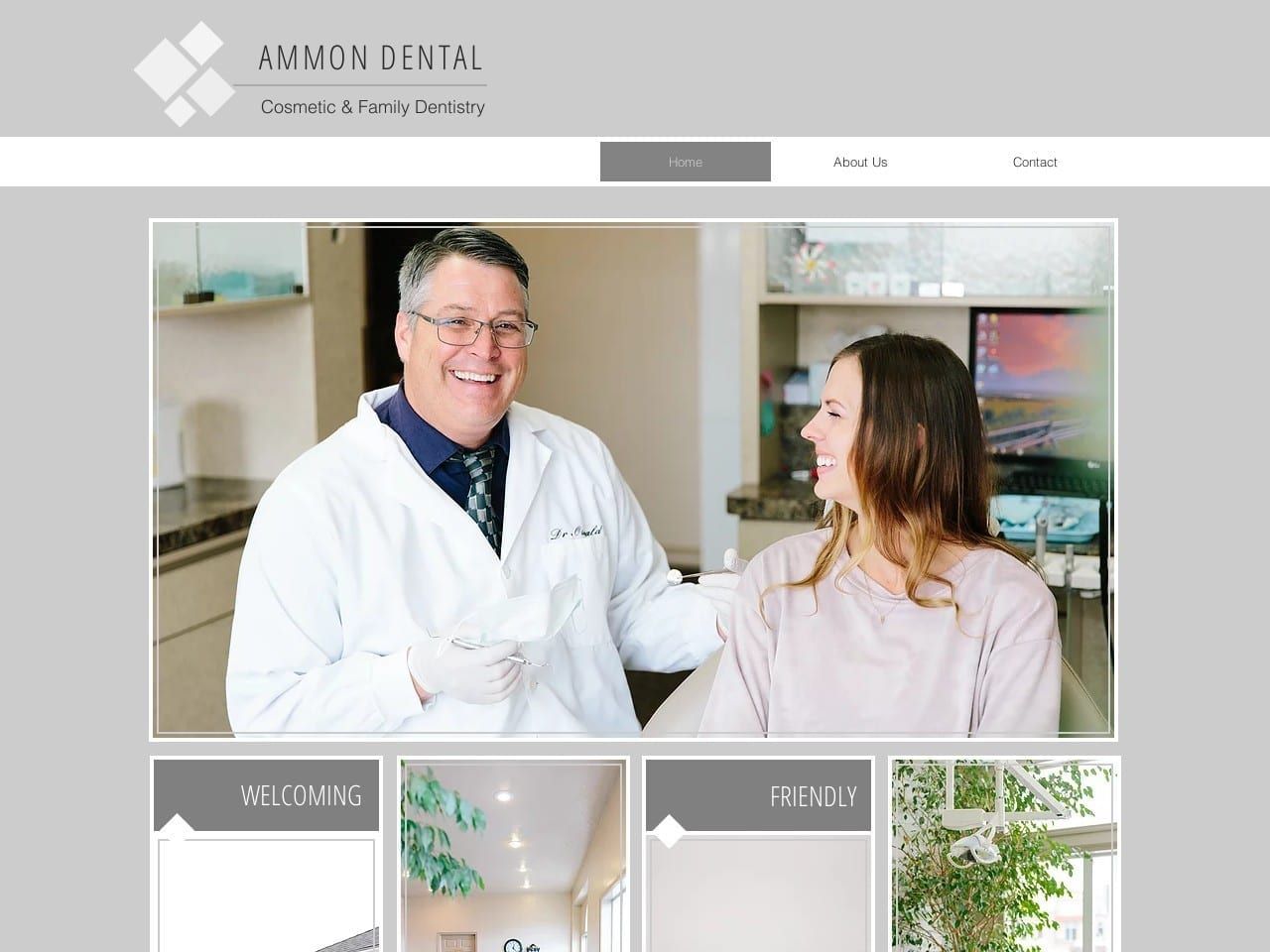 Ammon Dental Website Screenshot from ammondental.com