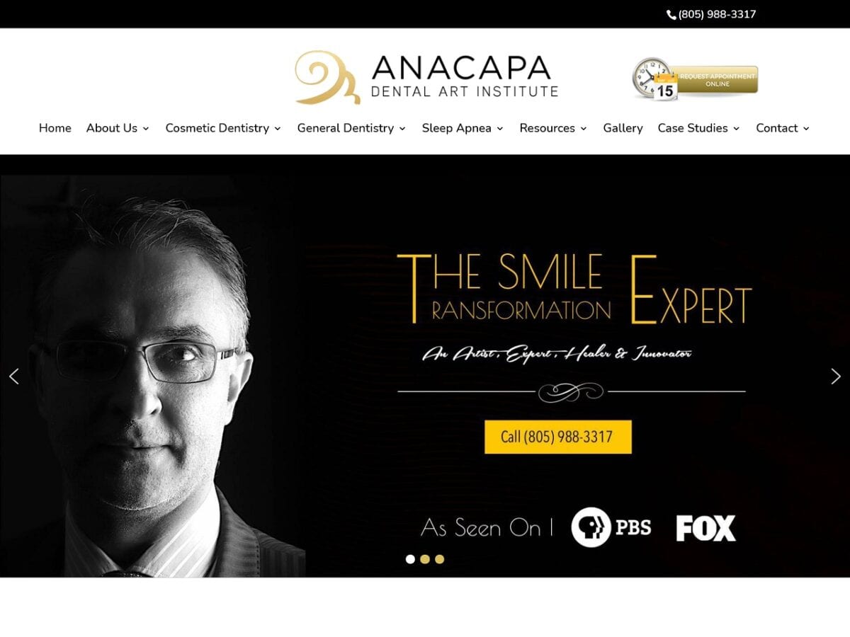 anacapadental.com screenshot1