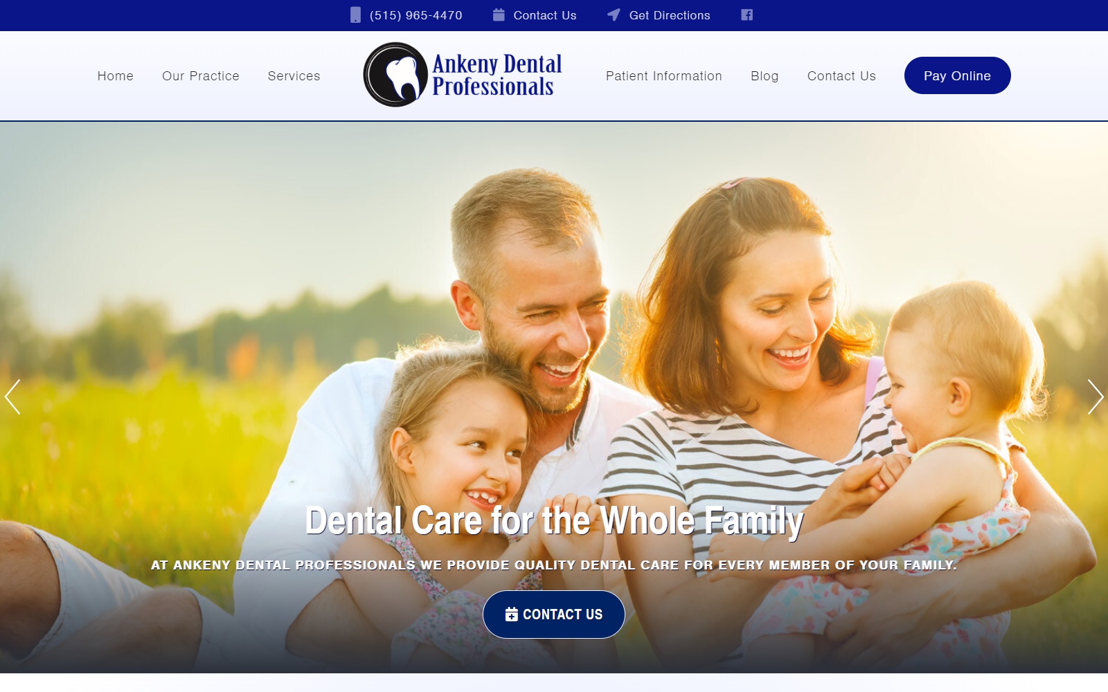 ankenydentist.com screenshot