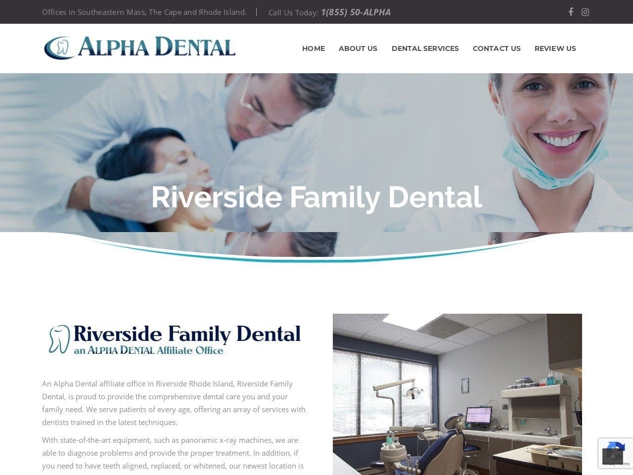 Applebaum Dental Website Screenshot from applebaumdental.com