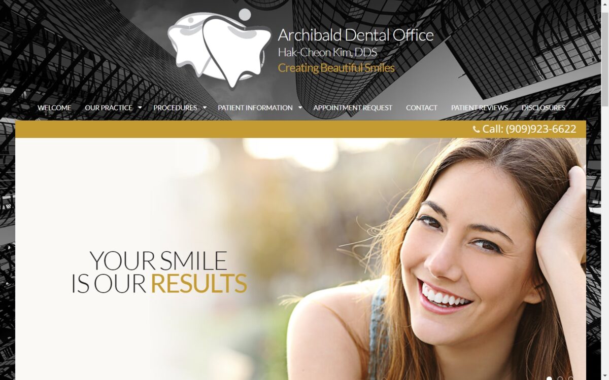 archibalddental.com screenshot