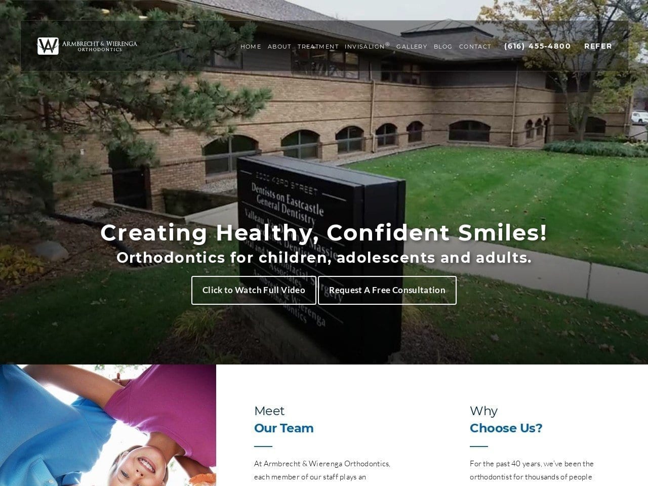 Armbrecht Orthodontics Armbrecht Gary DDS Website Screenshot from armbrechtortho.com