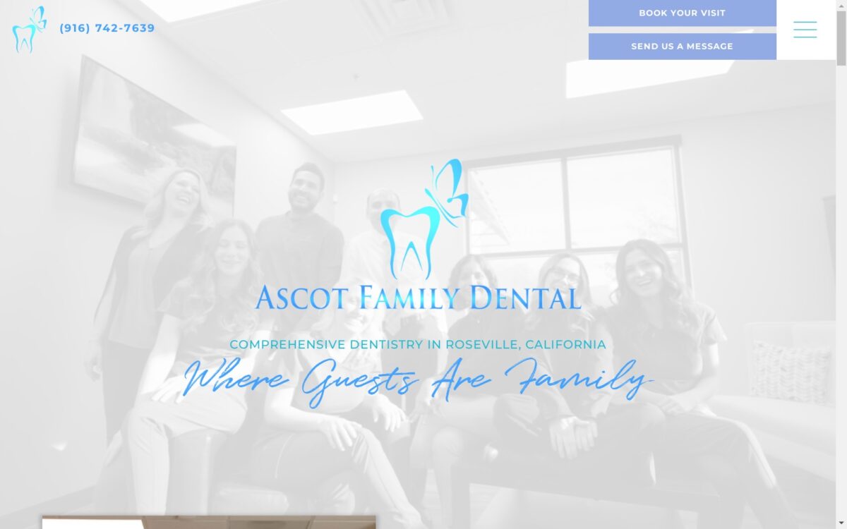 ascotfamilydental.com screenshot