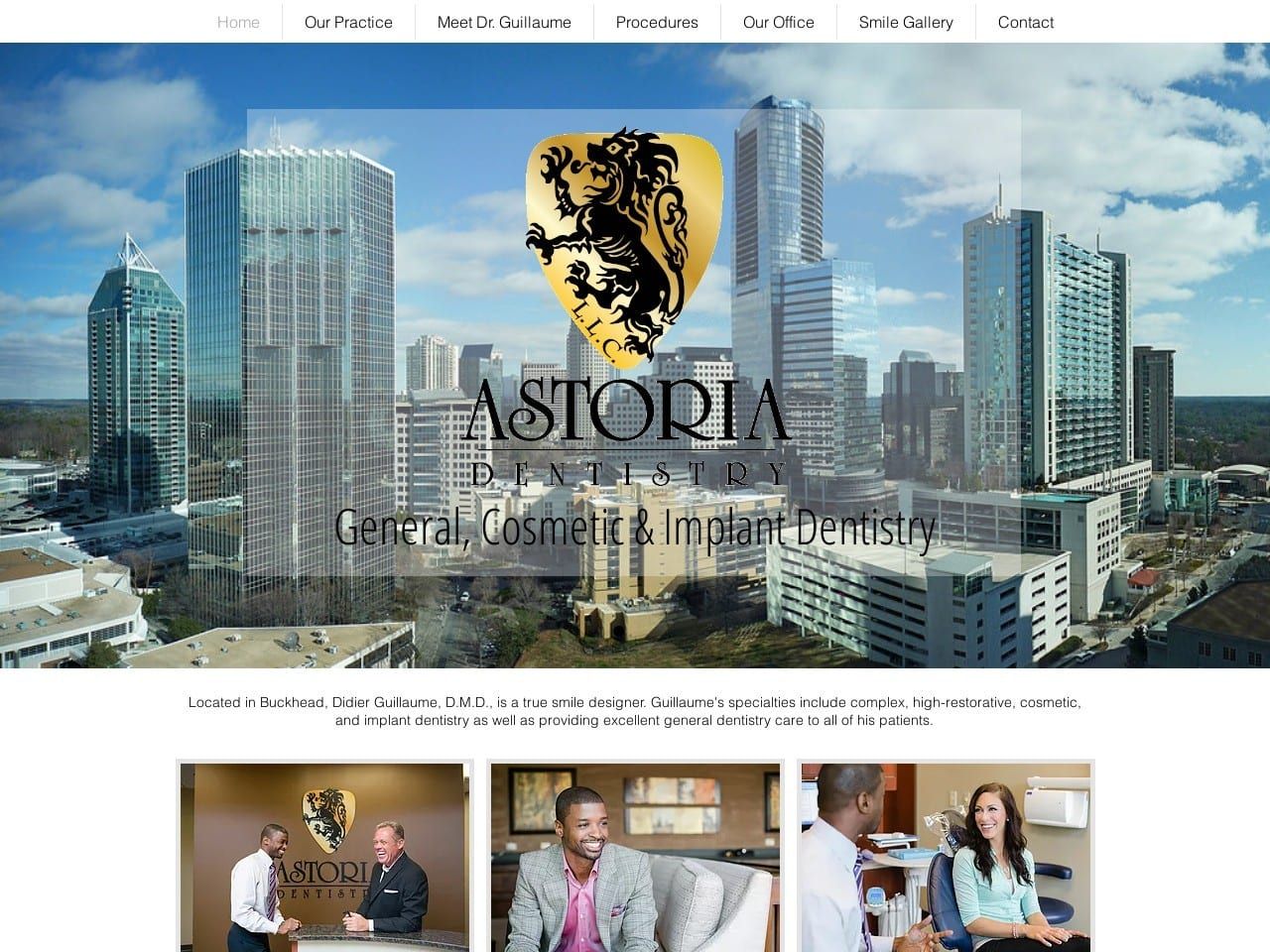 Astoria Dentist Website Screenshot from astoriadentistryllc.com