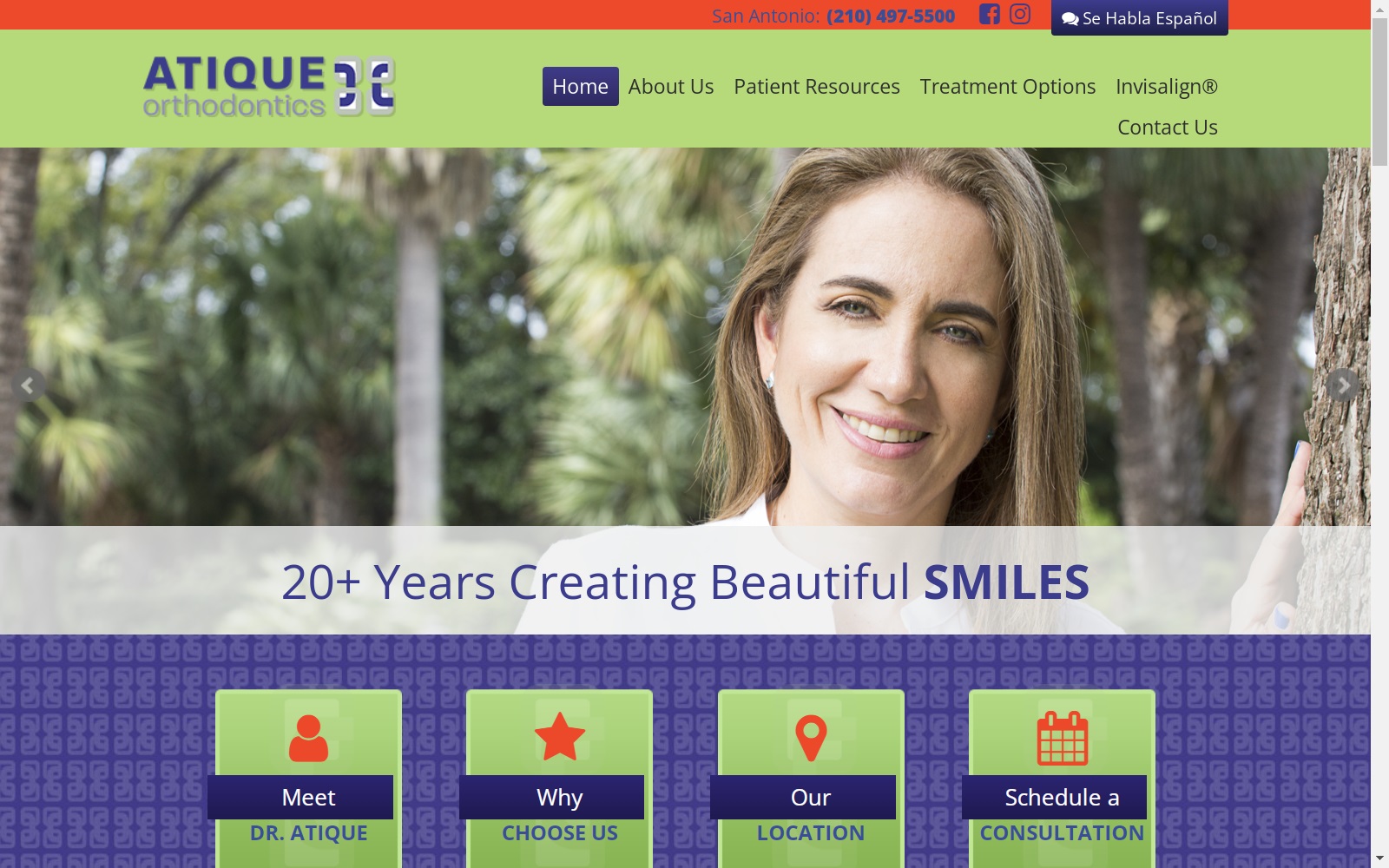 atiquesmiles.com screenshot