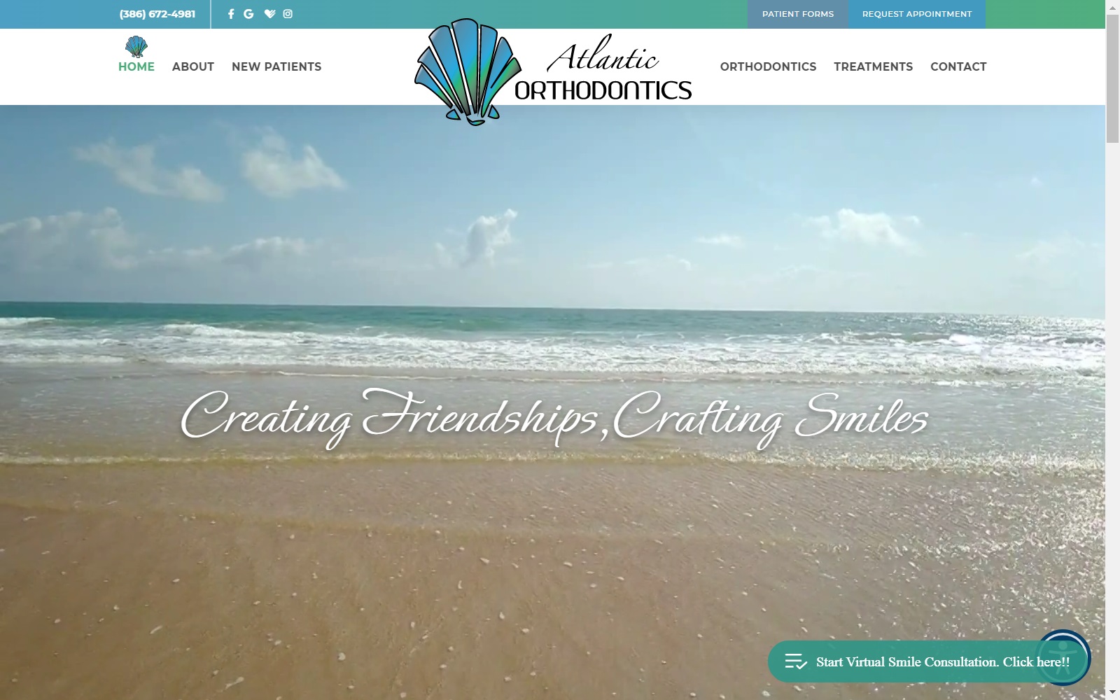 atlanticorthodontics.com screenshot