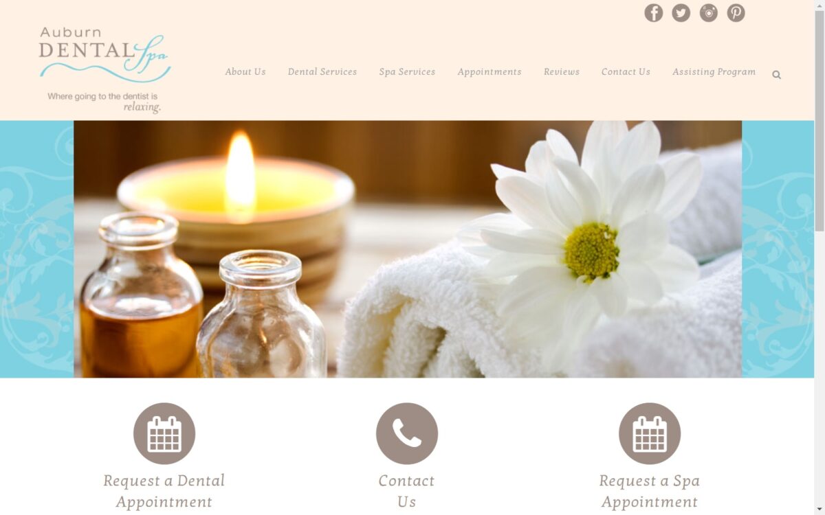 auburndentalspa.com screenshot