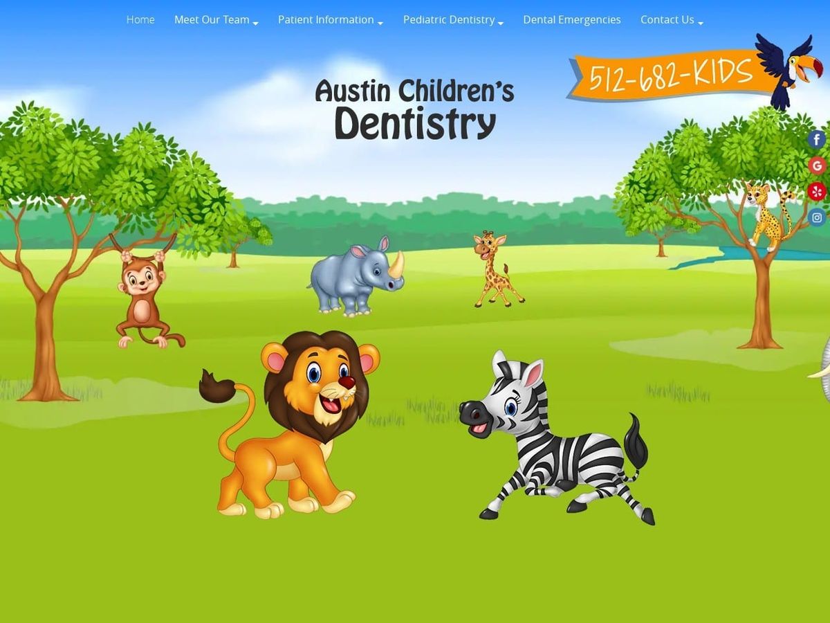 Mendoza Maria I DDS Website Screenshot from austinchildrensdentistry.com