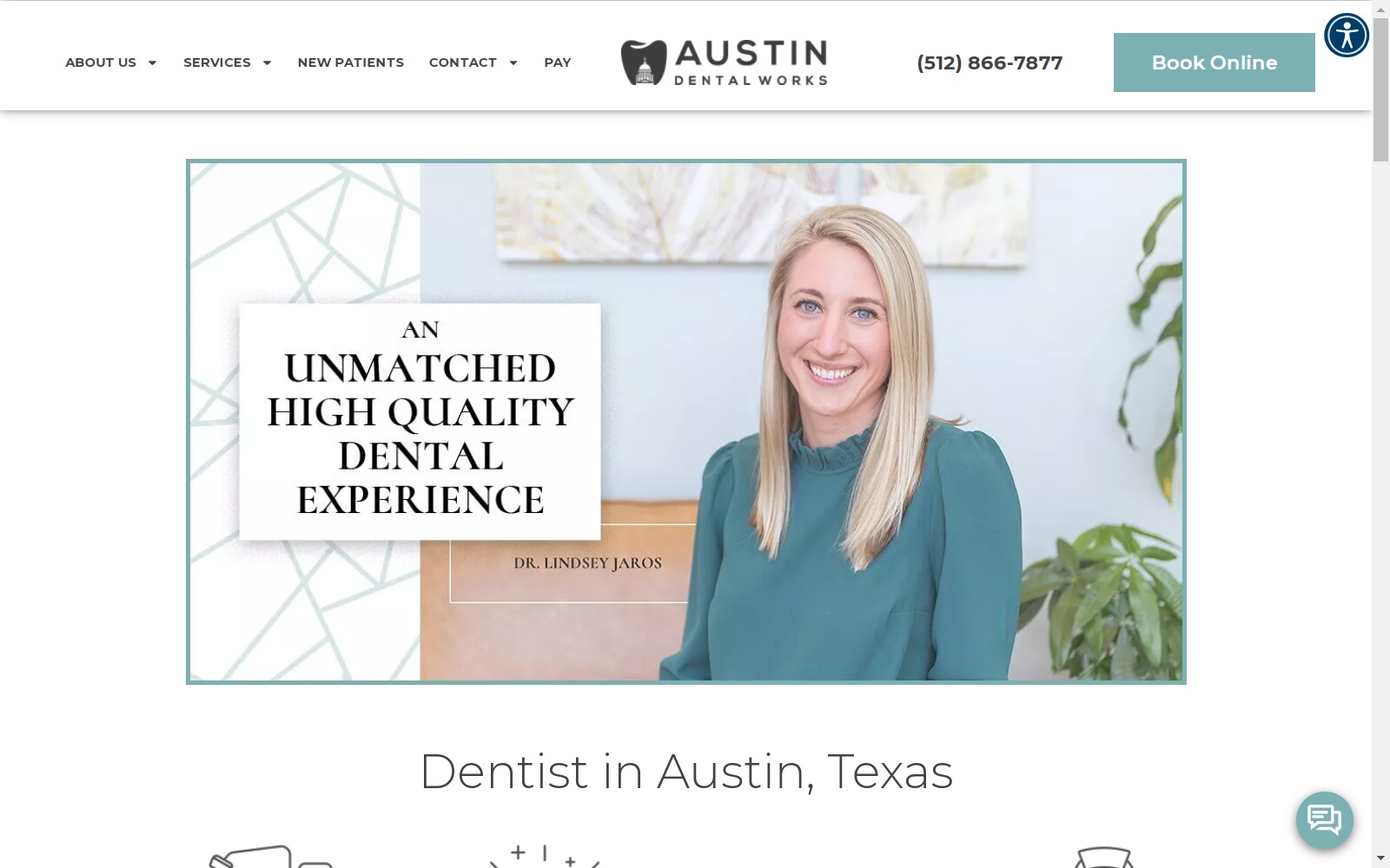 austindentalworks.com screenshot