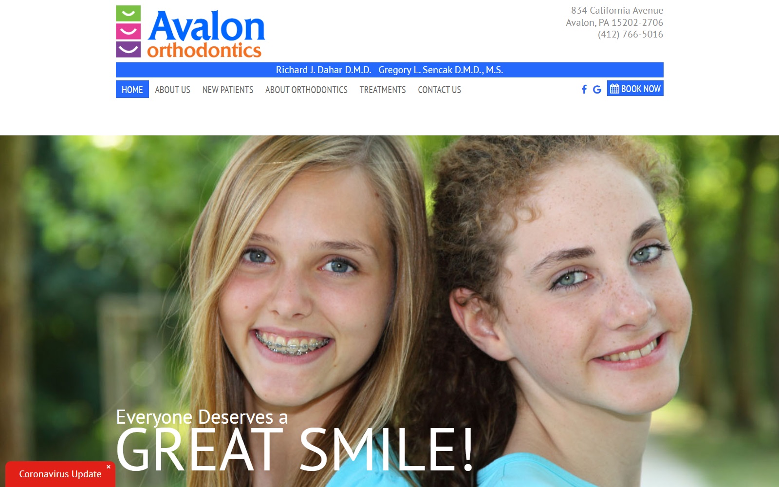 avalonzelienopleorthodontics.com screenshot