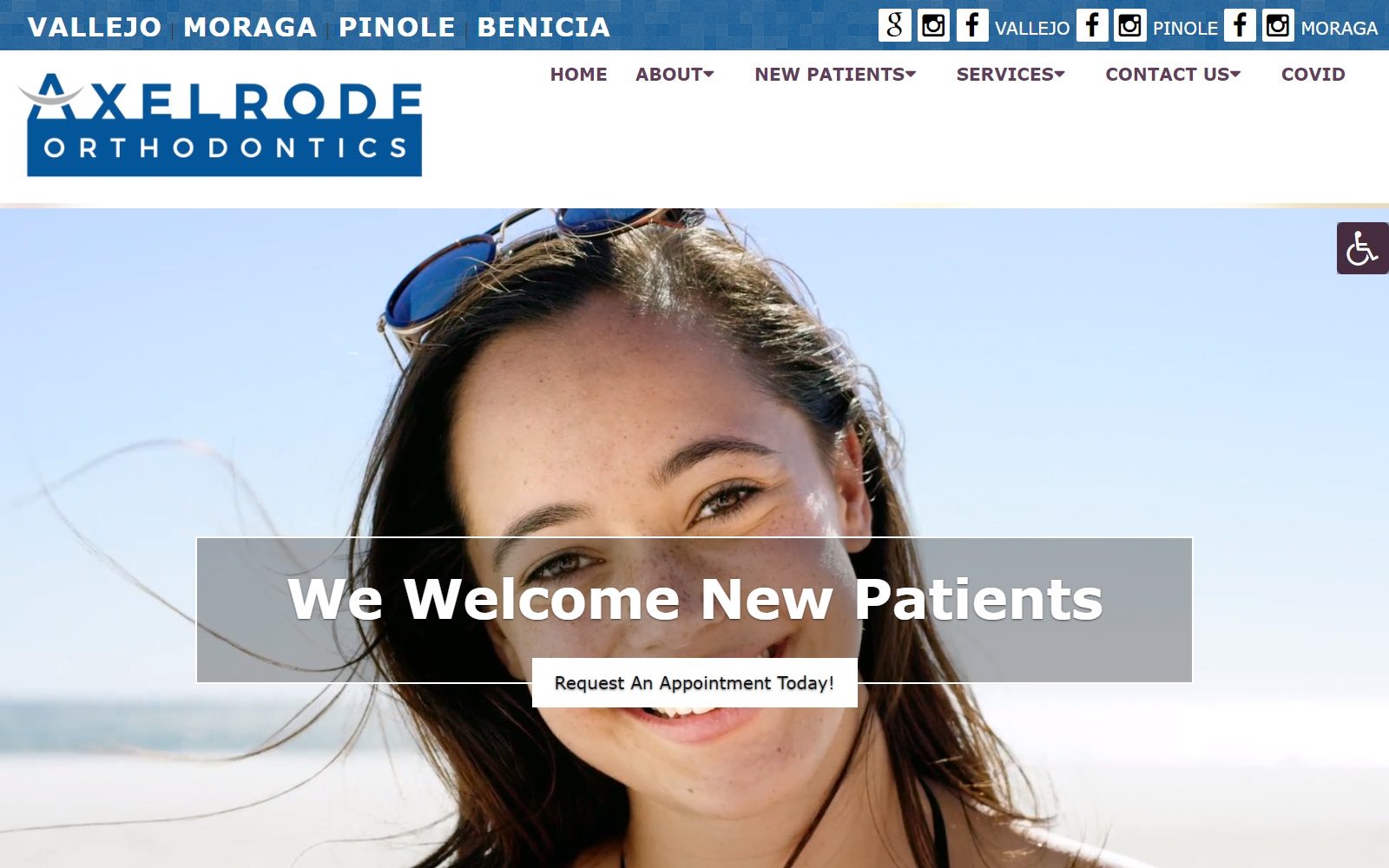 axelrodeorthodontics.com screenshot