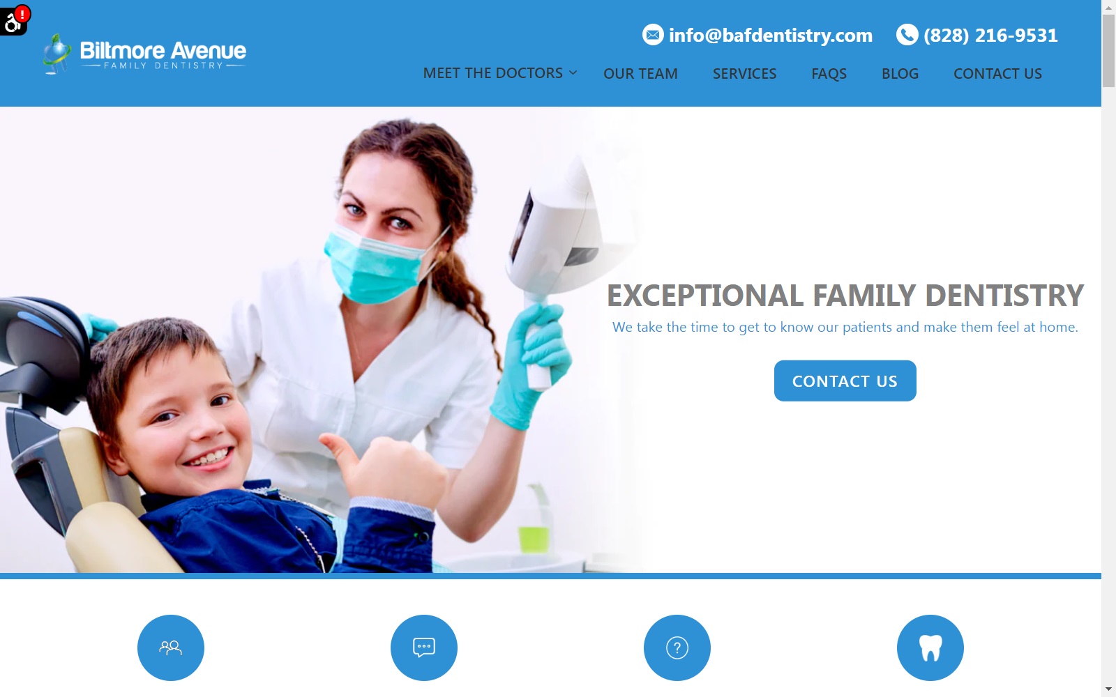 bafdentistry.com screenshot