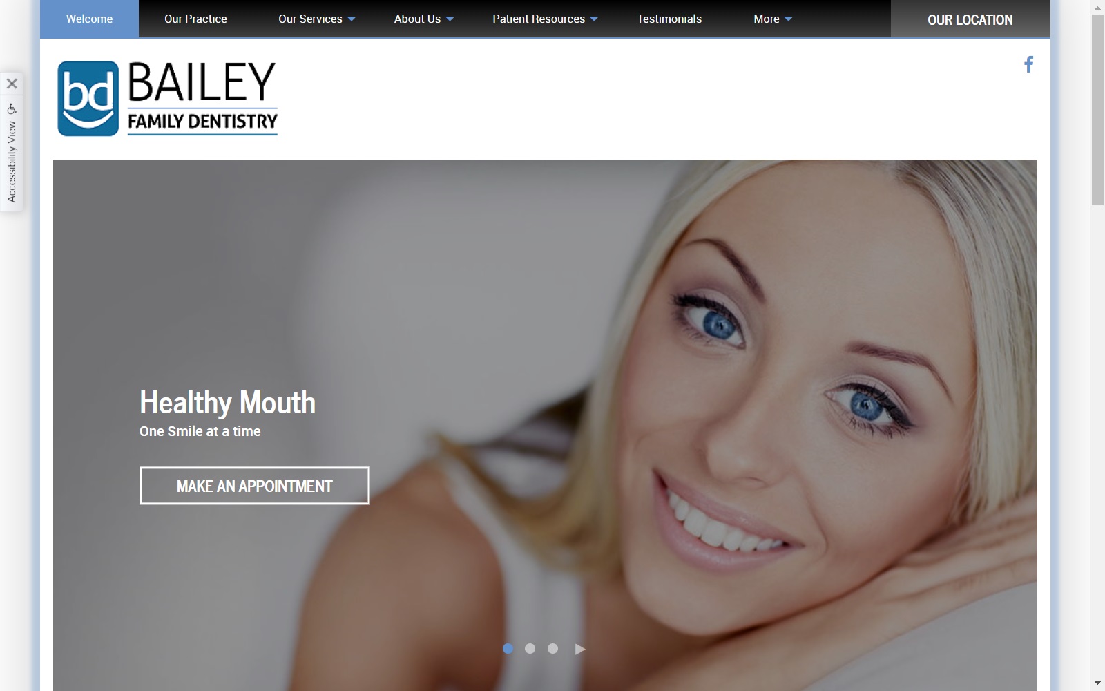 baileyfamilydentistry.com screenshot