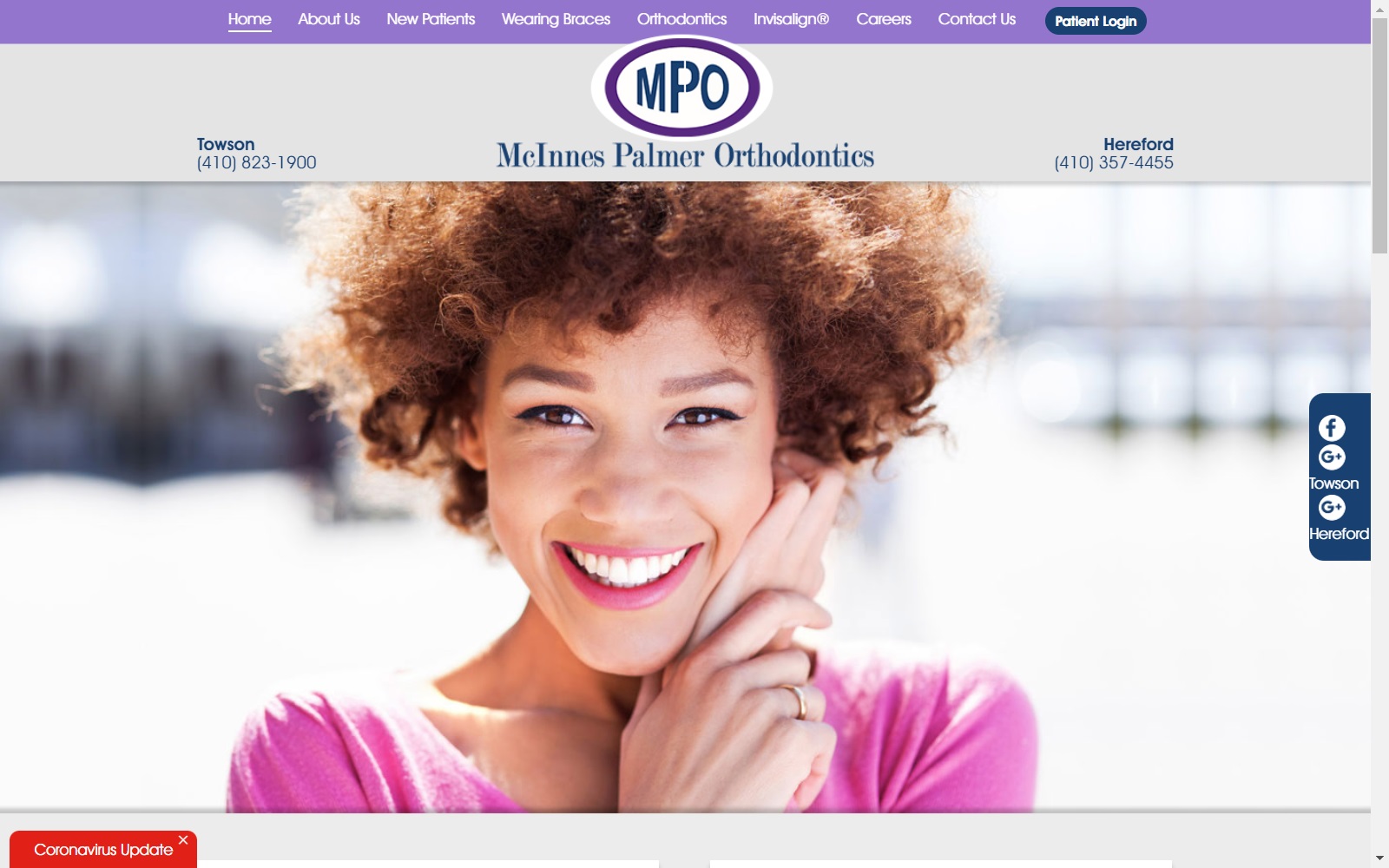 baltimoreortho.com screenshot