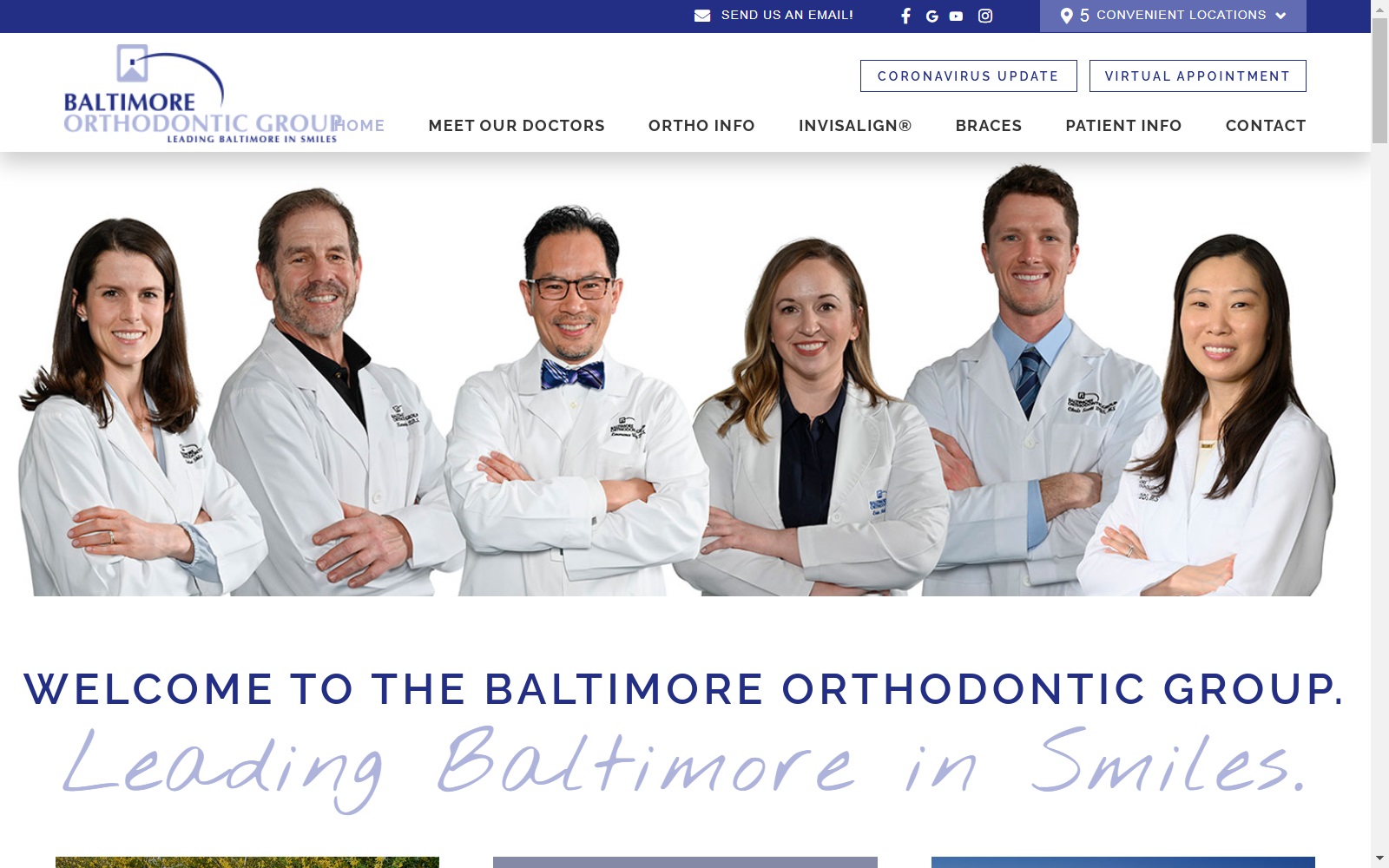 baltimoreorthodonticgroup.com screenshot