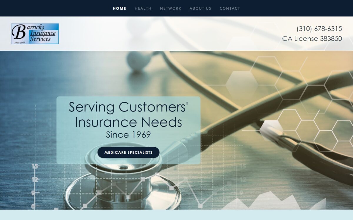 barricksinsurance.com screenshot