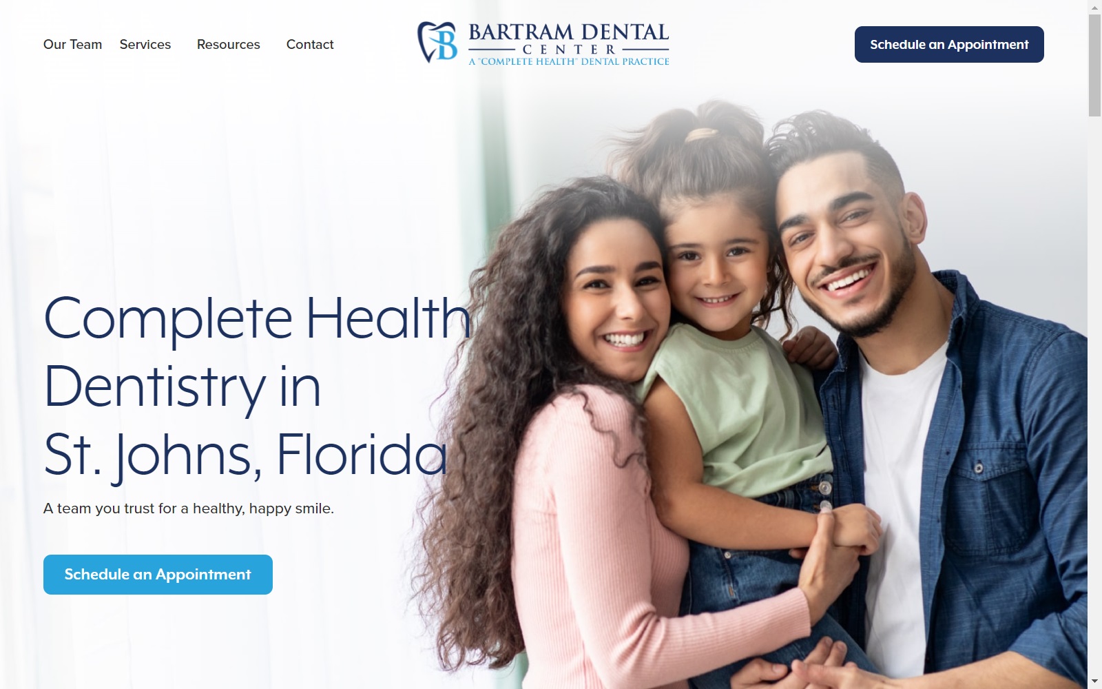 bartramdental.com screenshot