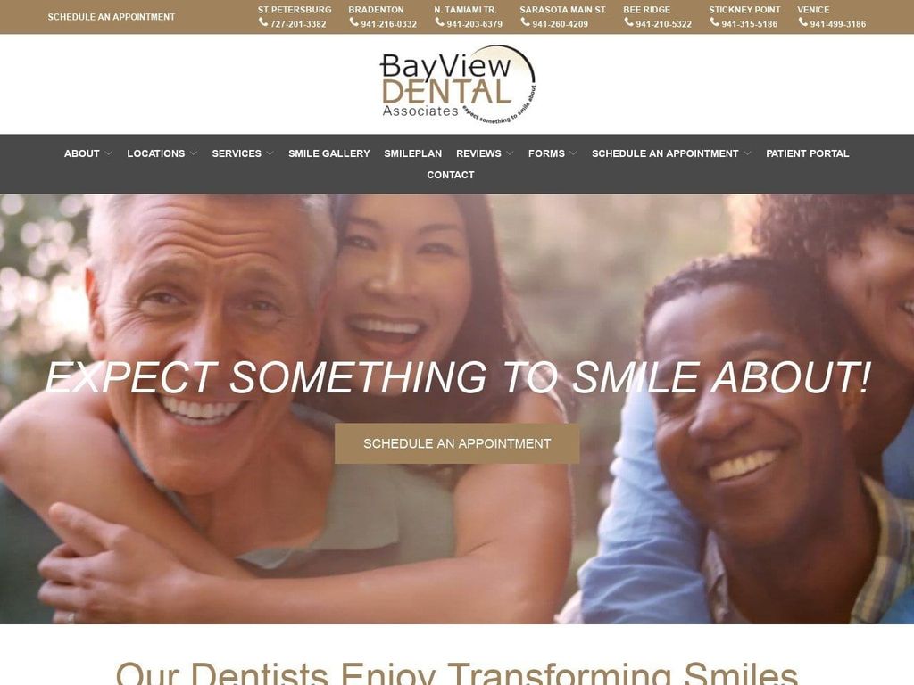 BayView Dental Associates Website Screenshot from bayviewdental.com