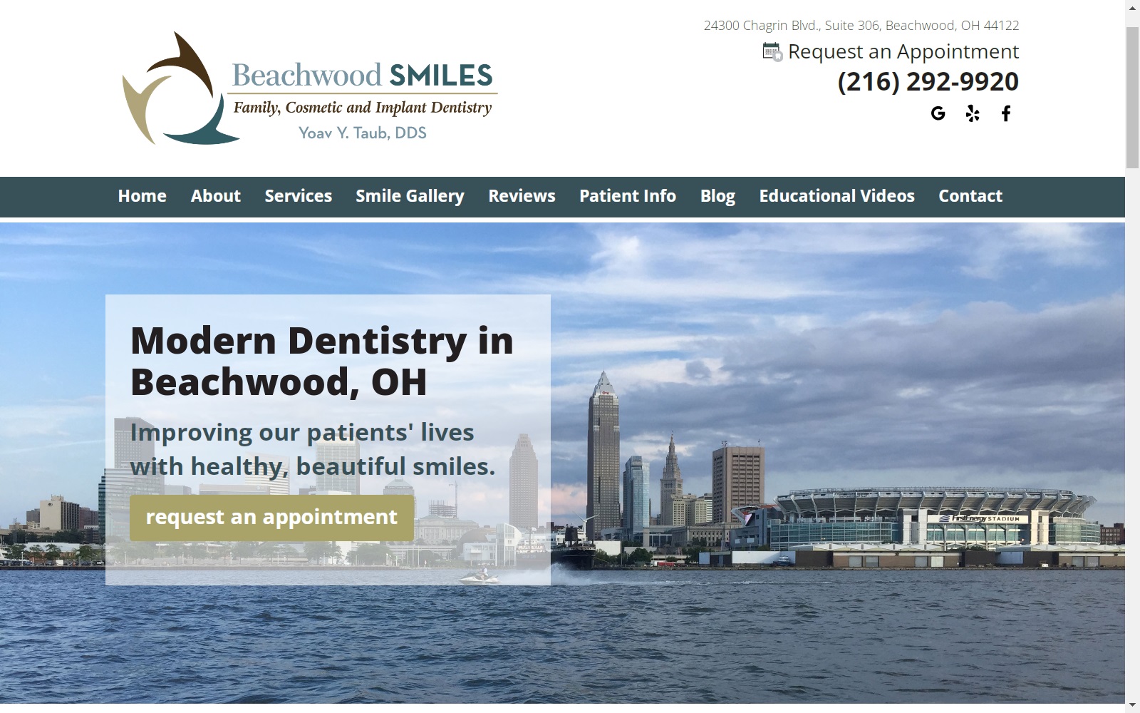 beachwoodsmiles.com screenshot