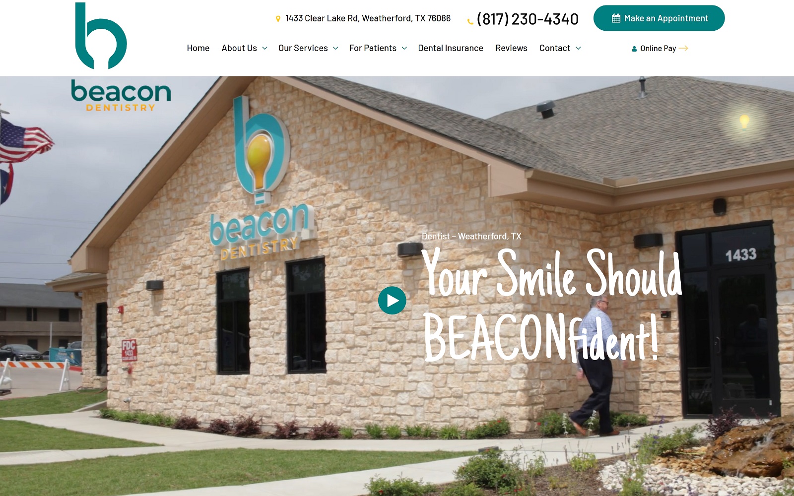 beacondentistry.com screenshot