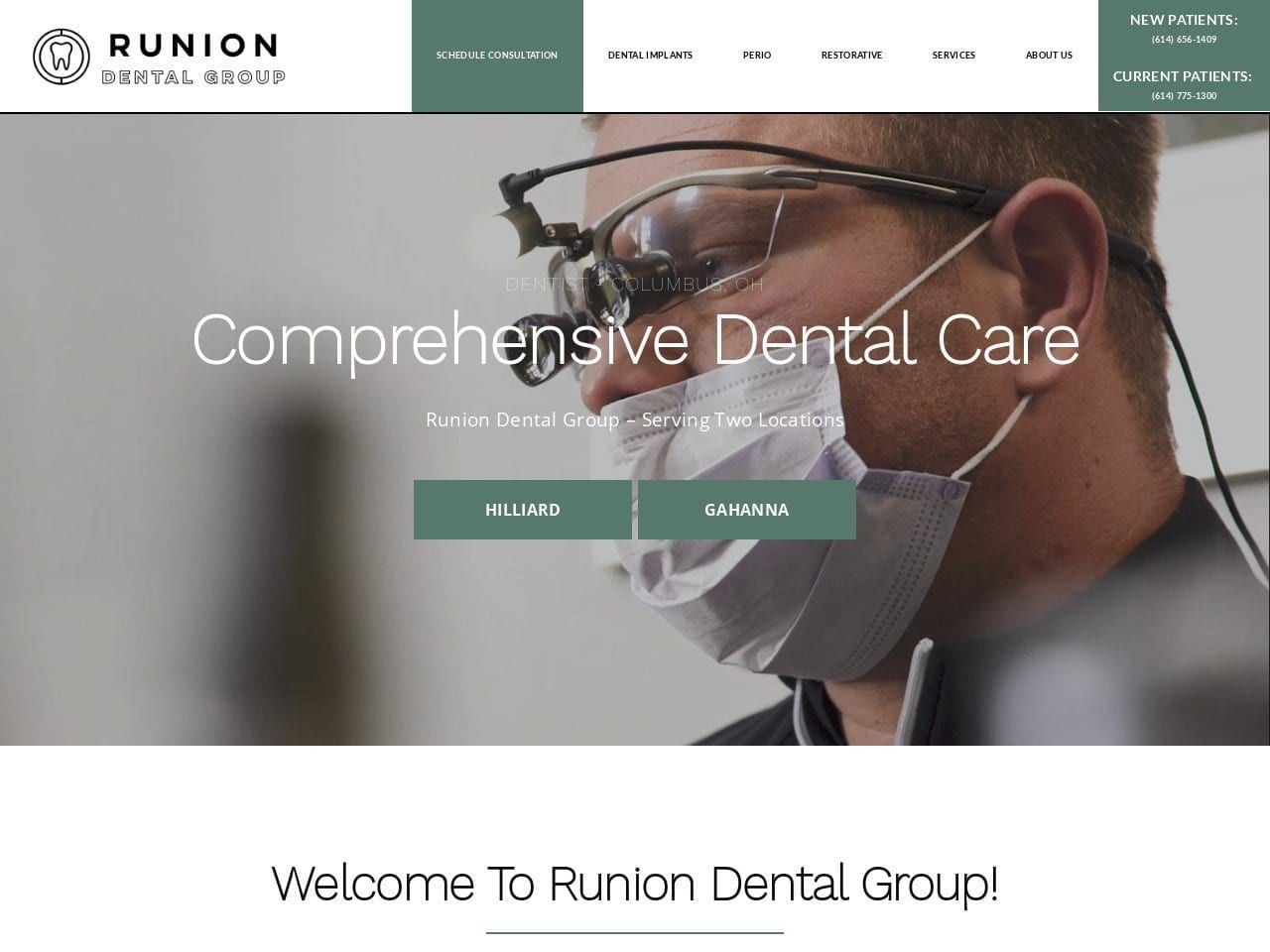 Bunch Dentistry Runion Jessica DDS Website Screenshot from beechercrossingdentalgroup.com