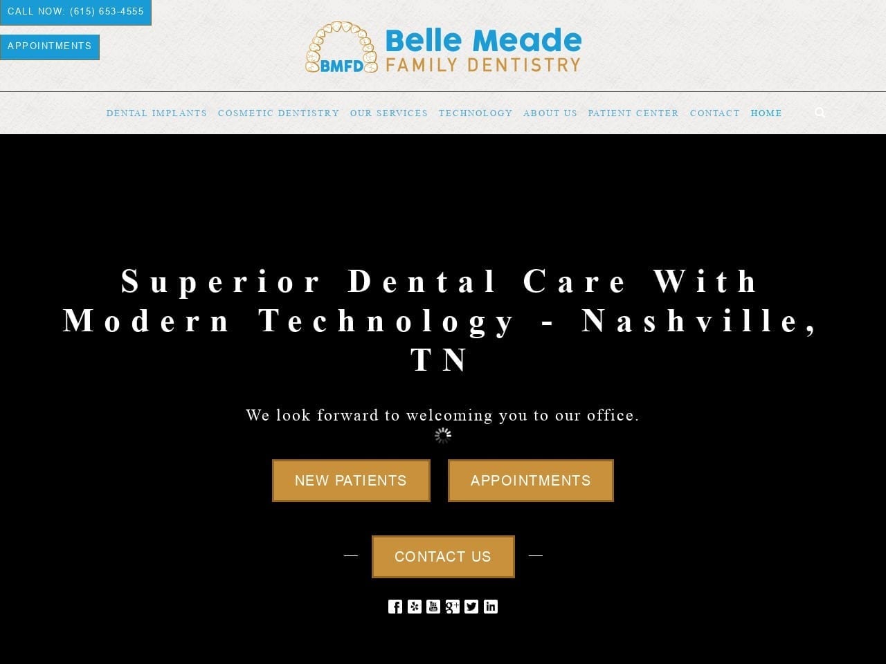 L. Temp Sullivan Dds Website Screenshot from bellemeadedental.com