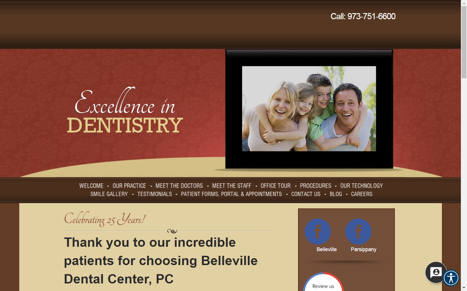 bellevilledentalcenter.com screenshot