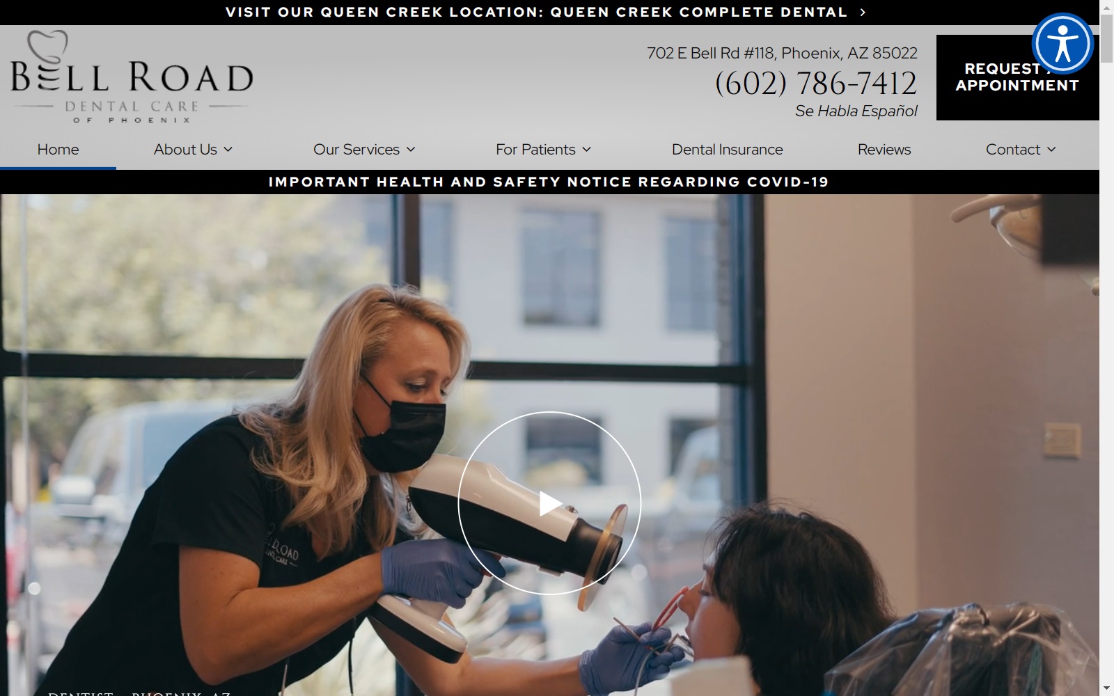 bellroaddentalcare.com screenshot