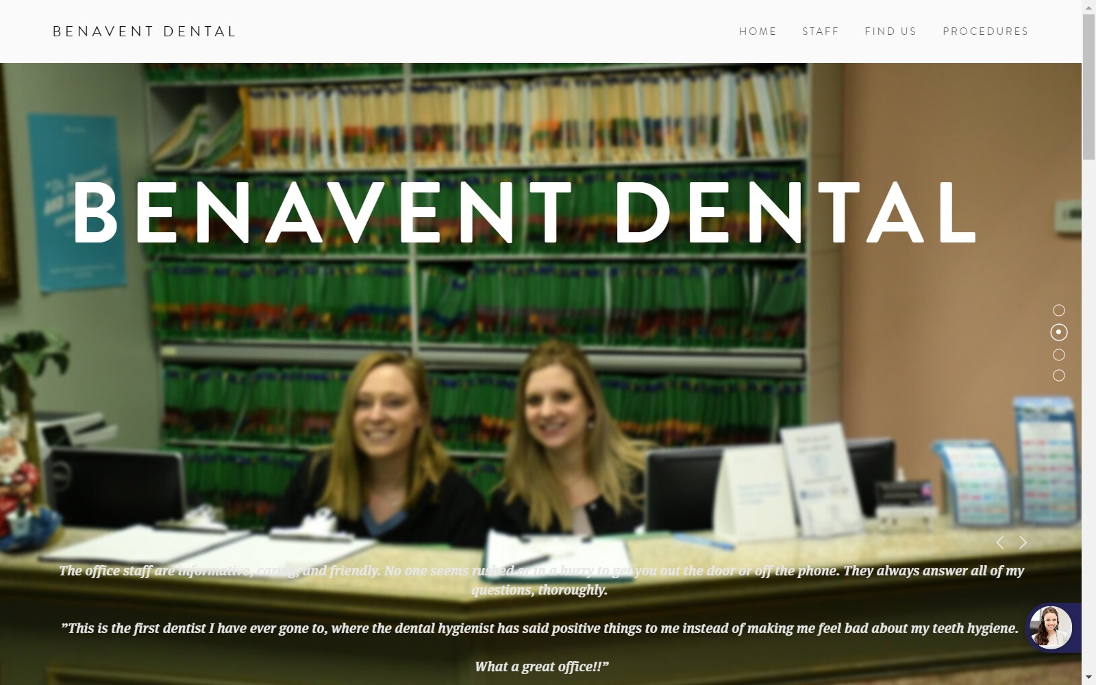 benaventdental.com screenshot