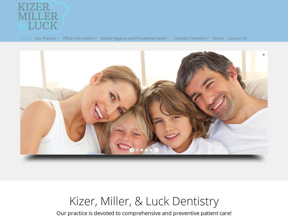 Bennett Kizer DDS Website Screenshot from bennettkizerdds.com