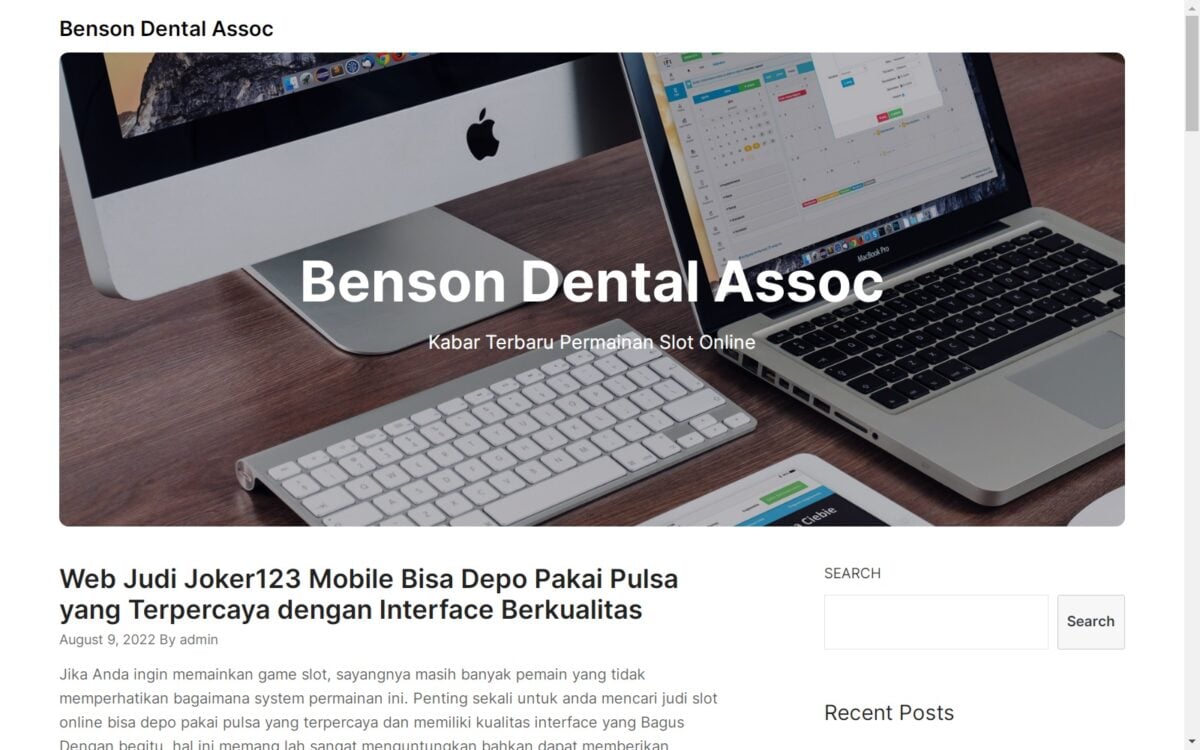 bensondentalassoc.com screenshot