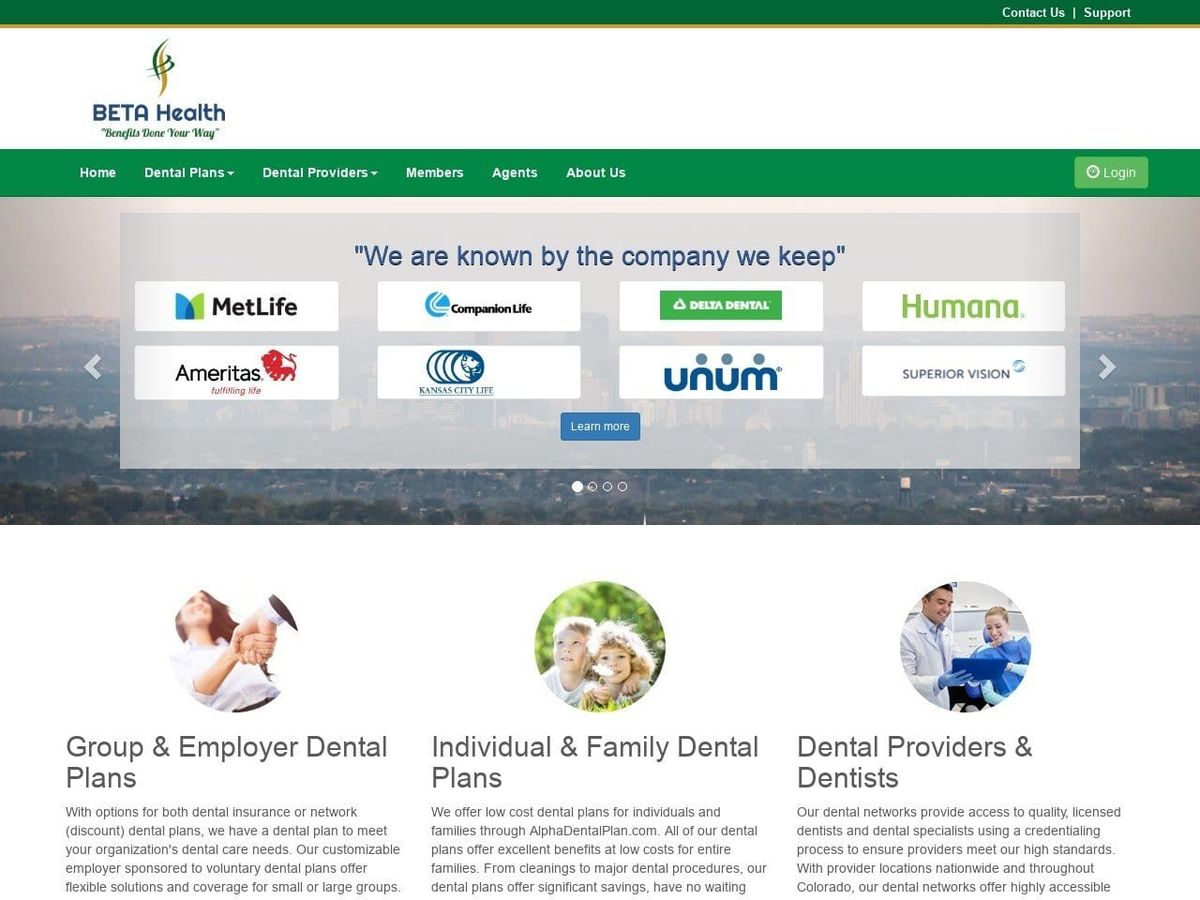 Aspen Dental Associates Gilbert Michael E DDS Website Screenshot from betadental.com