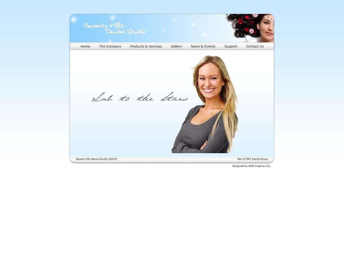 Beverlyhills Dental Studio Website Screenshot from beverlyhillsdentalstudio.com