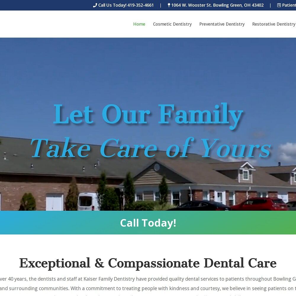 bgdentalcare.com screenshot