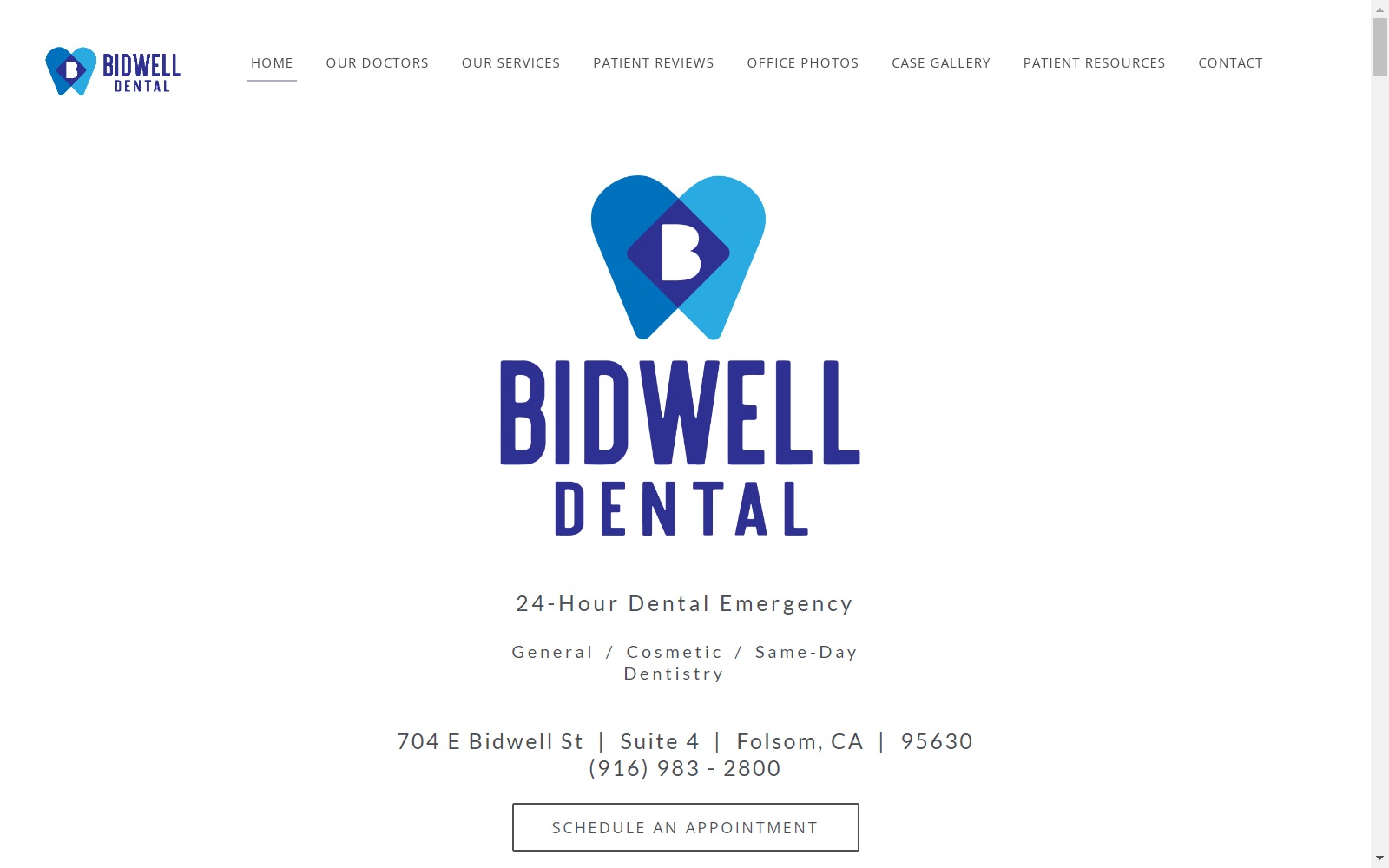 bidwelldental.com screenshot