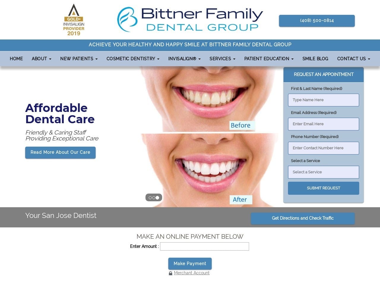 Bittnerjr Dds Website Screenshot from bittnerjrdds.com