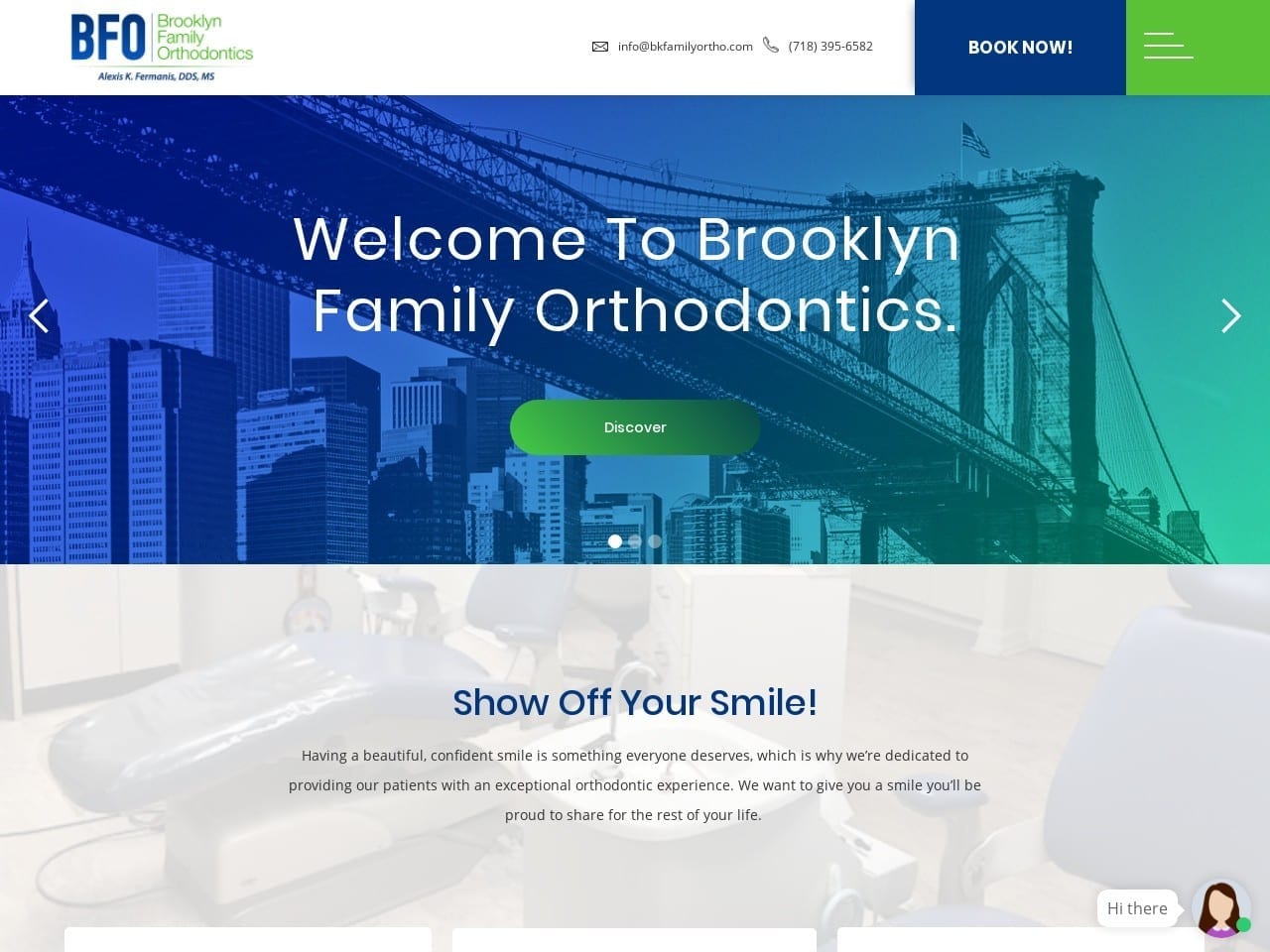 Dr. Joy Hudecz DDS Website Screenshot from bkfamilyortho.com