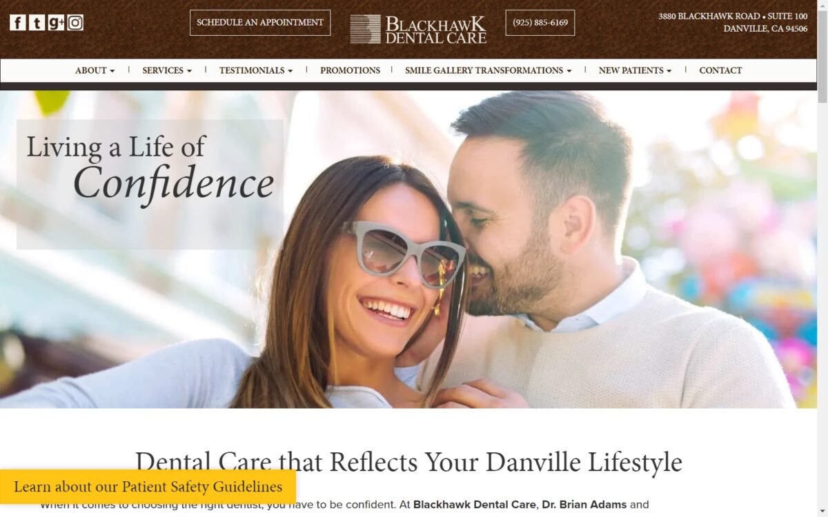 blackhawkdental.com screenshot