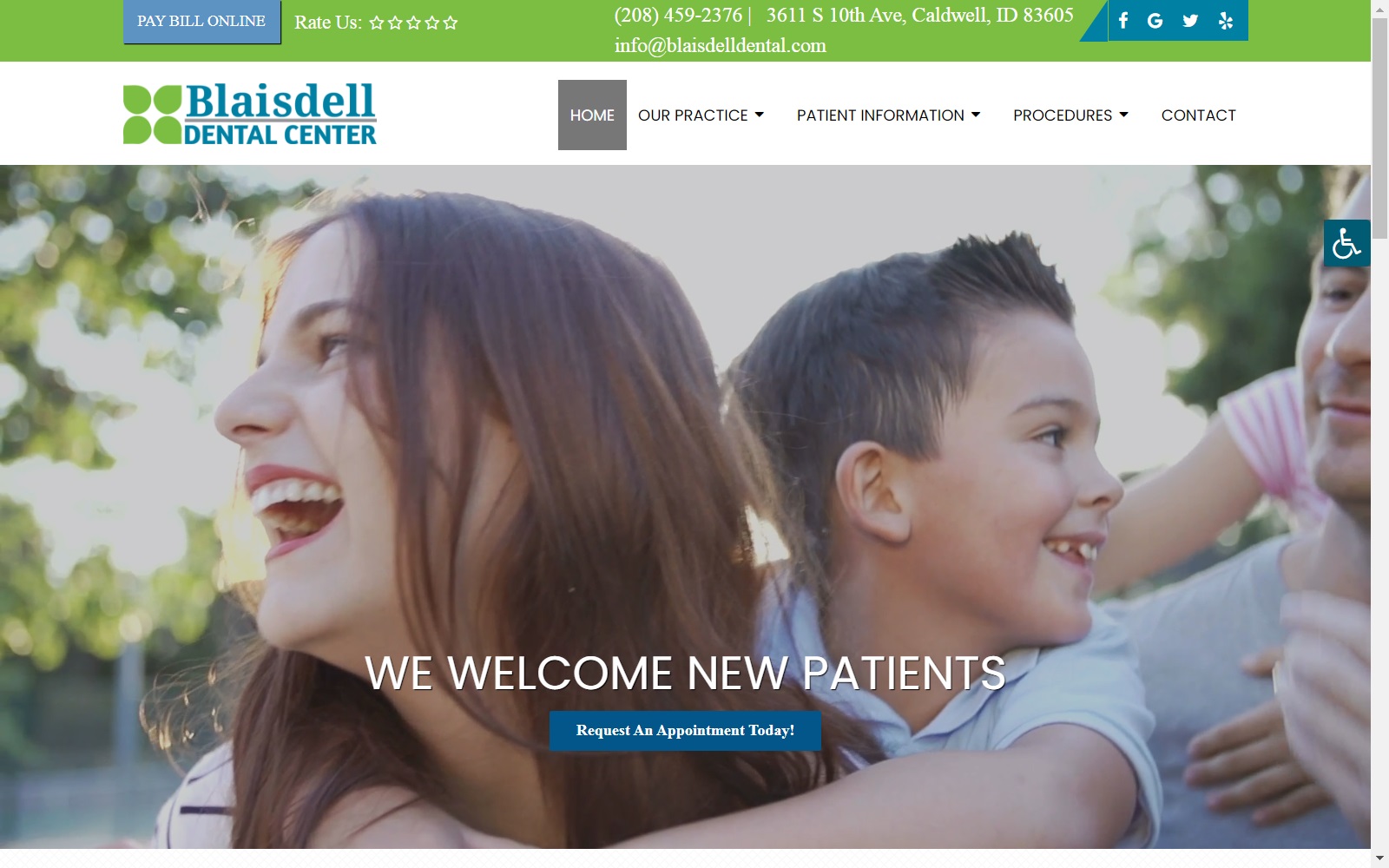 blaisdelldental.com screenshot