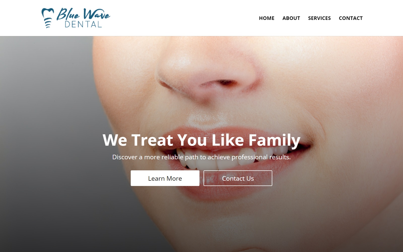 bluewavedentist.com screenshot