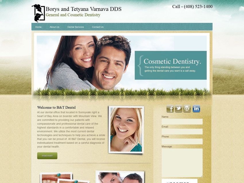 Bnt Dental Website Screenshot from bntdental.com