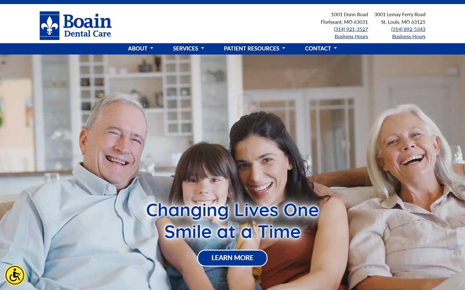 boaindentalcare.com screenshot