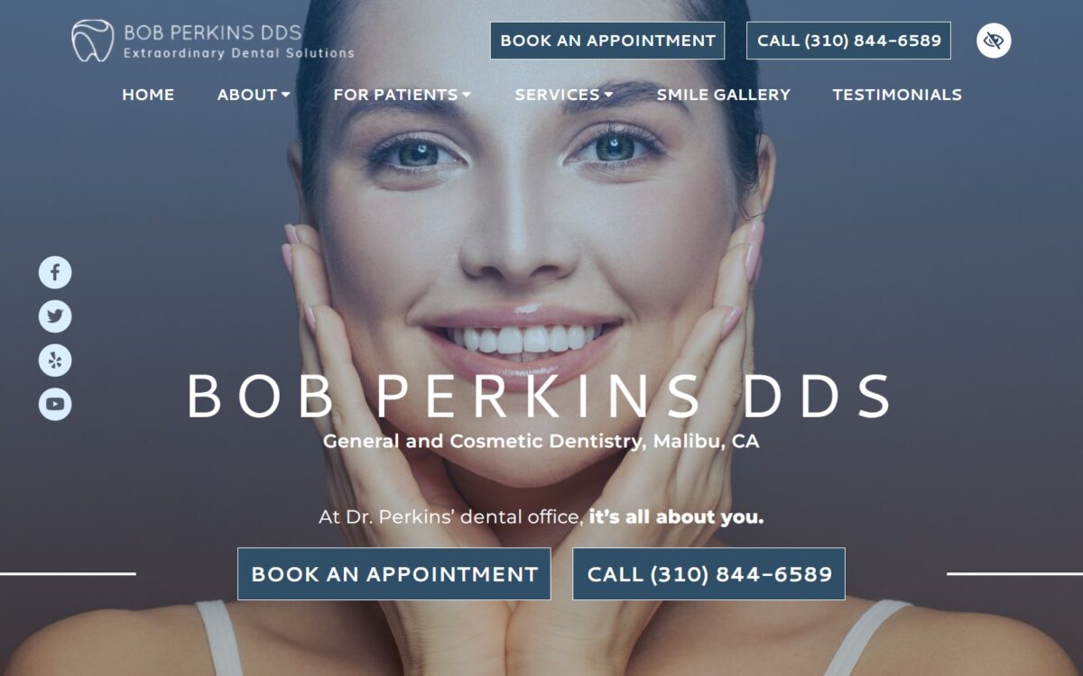 bobperkinsdds.com screenshot