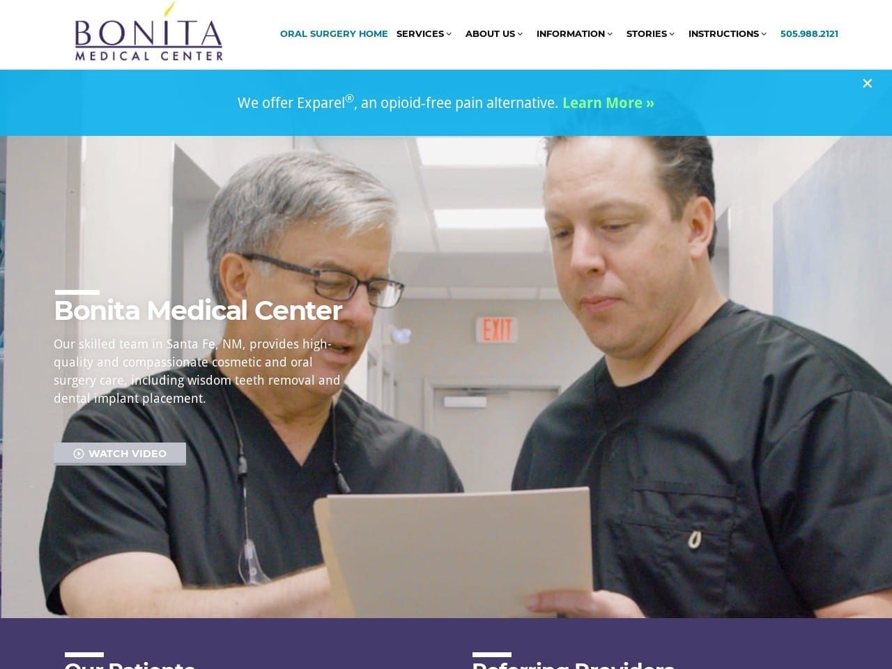 Bonita Medical Center Website Screenshot from bonitamedical.com