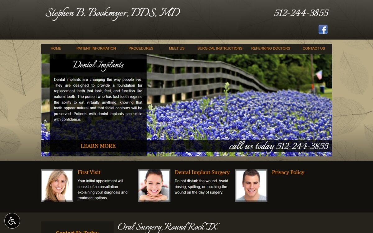 bookmyeroralsurgery.com screenshot