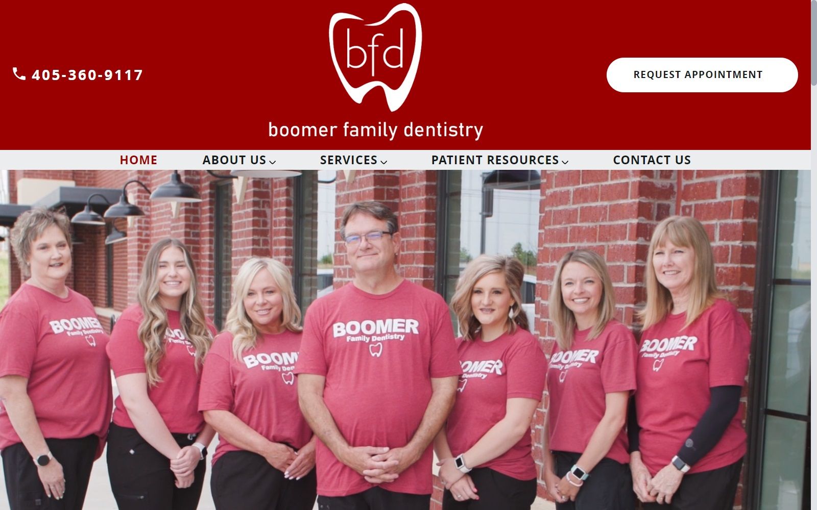 boomerfamilydentistry.com screenshot