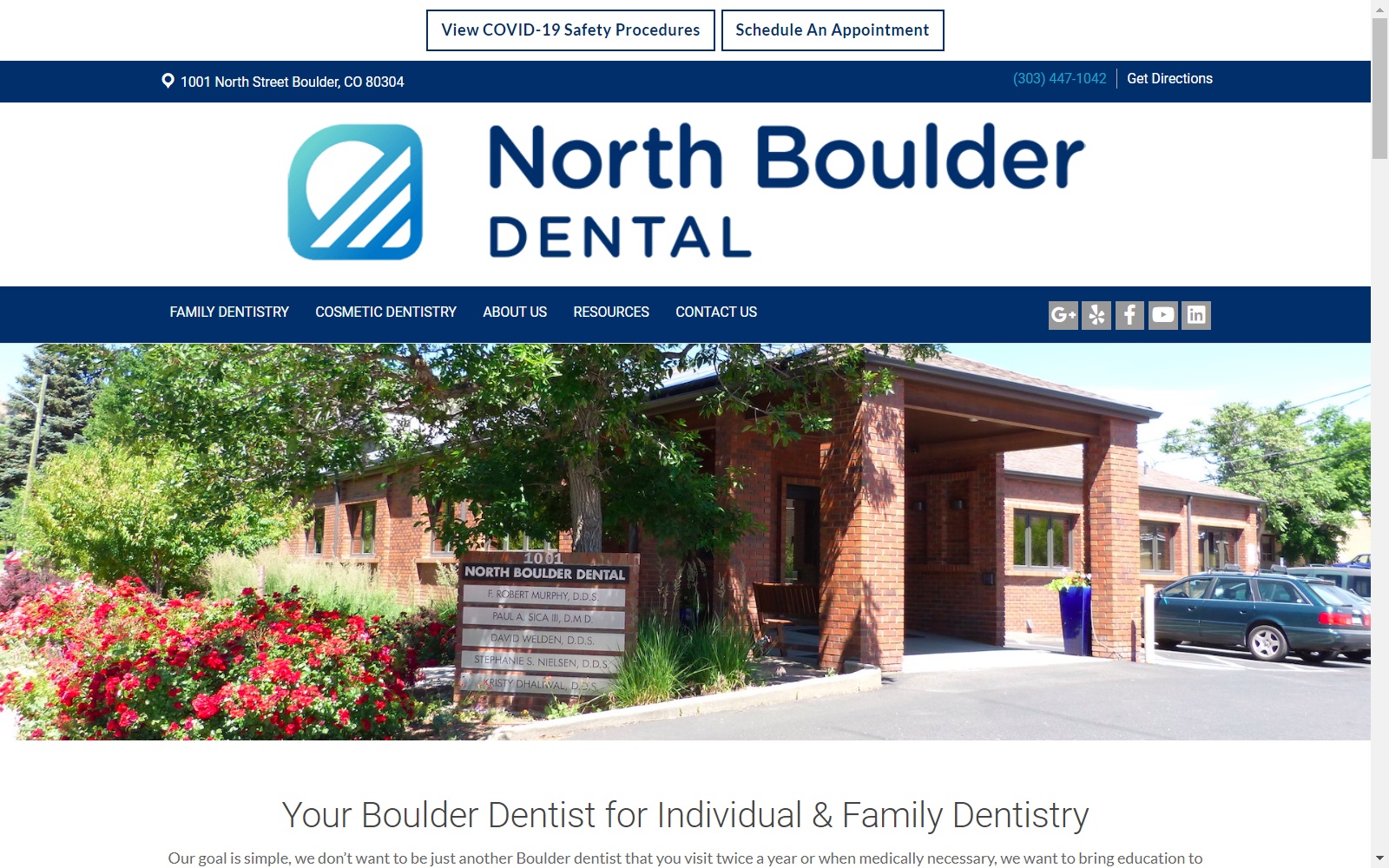 boulderdental.com screenshot