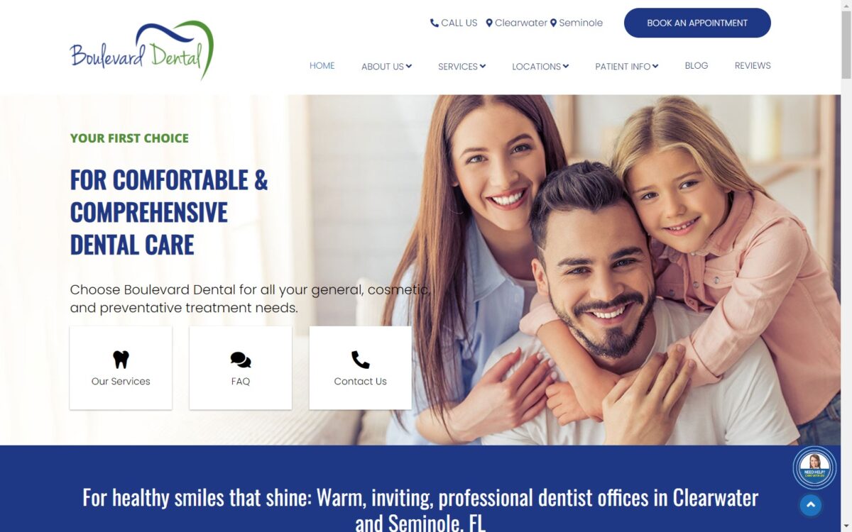 boulevard-dental.com screenshot