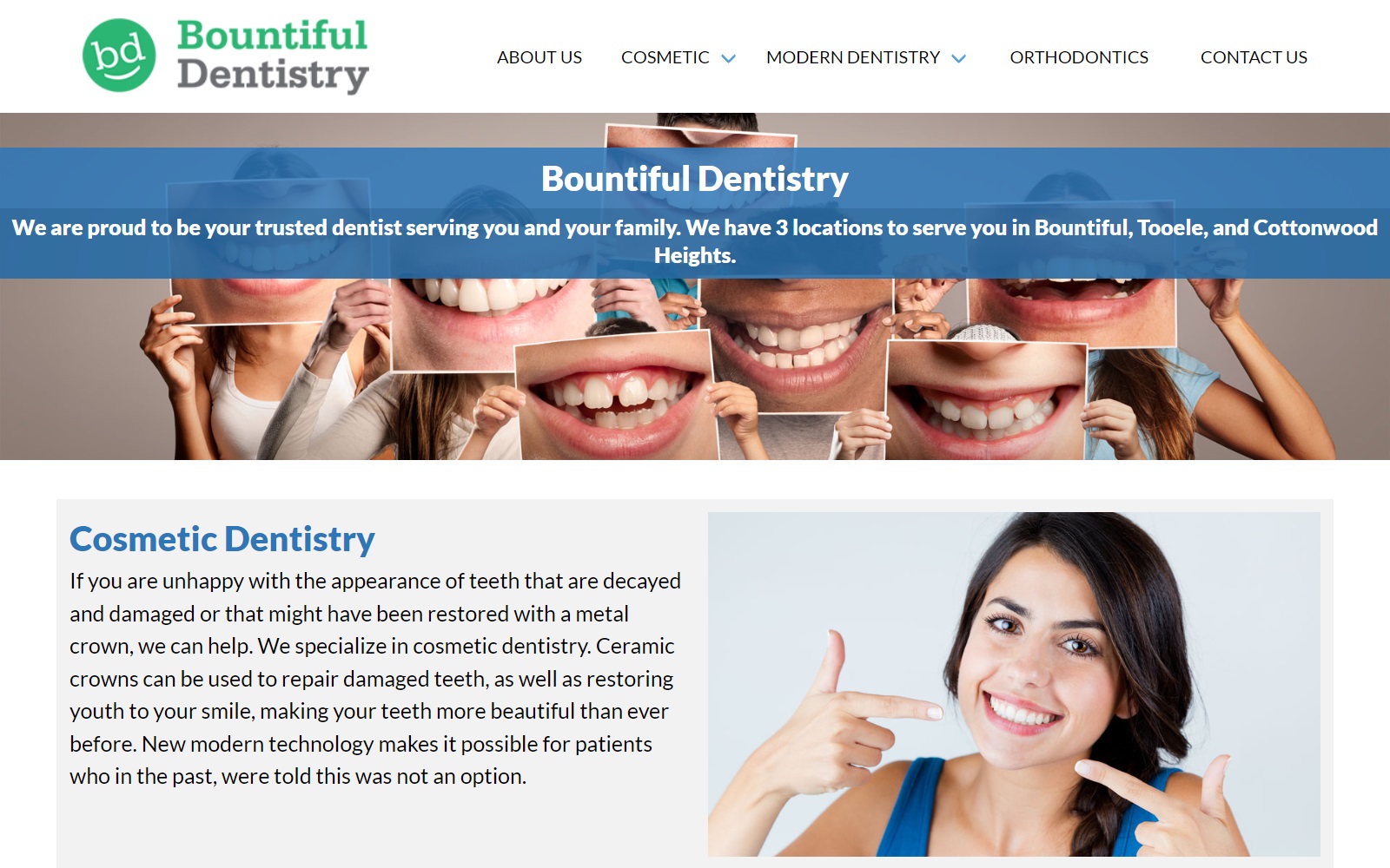 bountifuldentistry.com screenshot