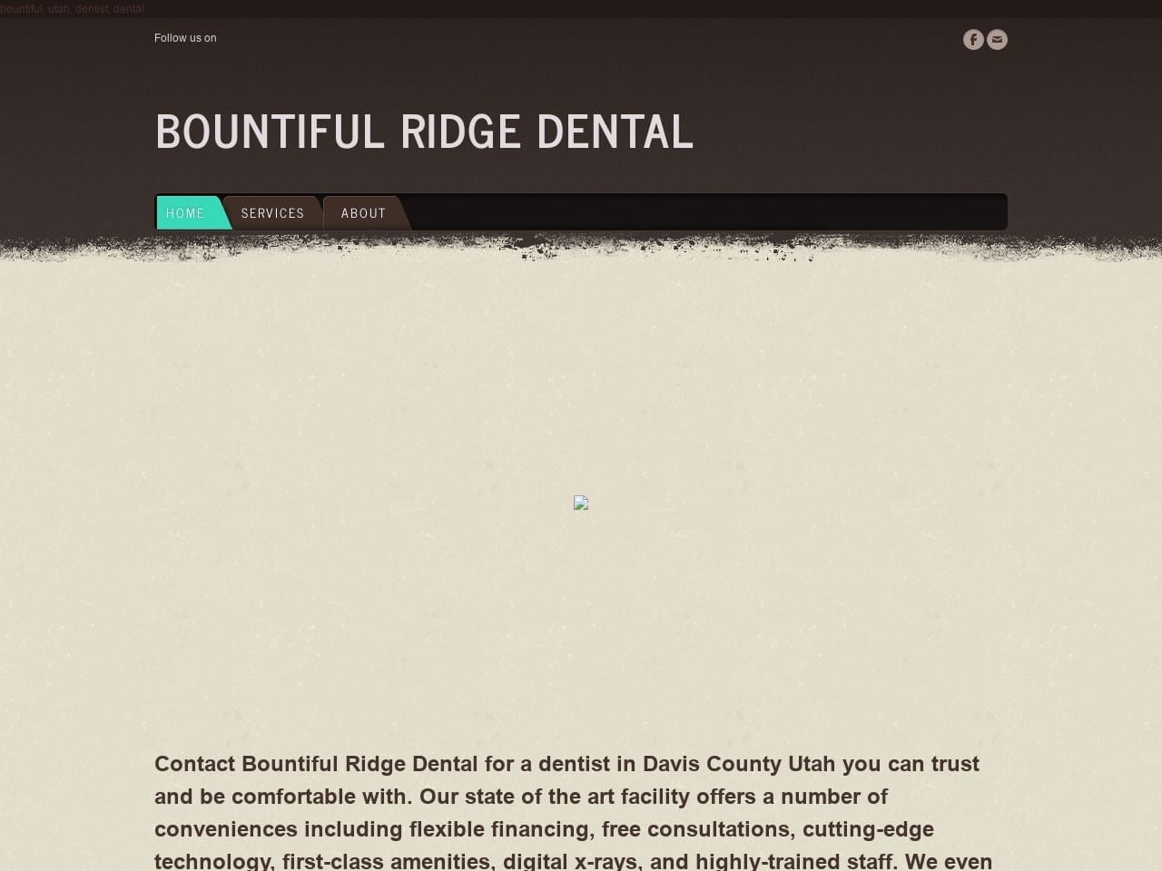 Bountiful Ridge Dental Website Screenshot from bountifulutahdental.com